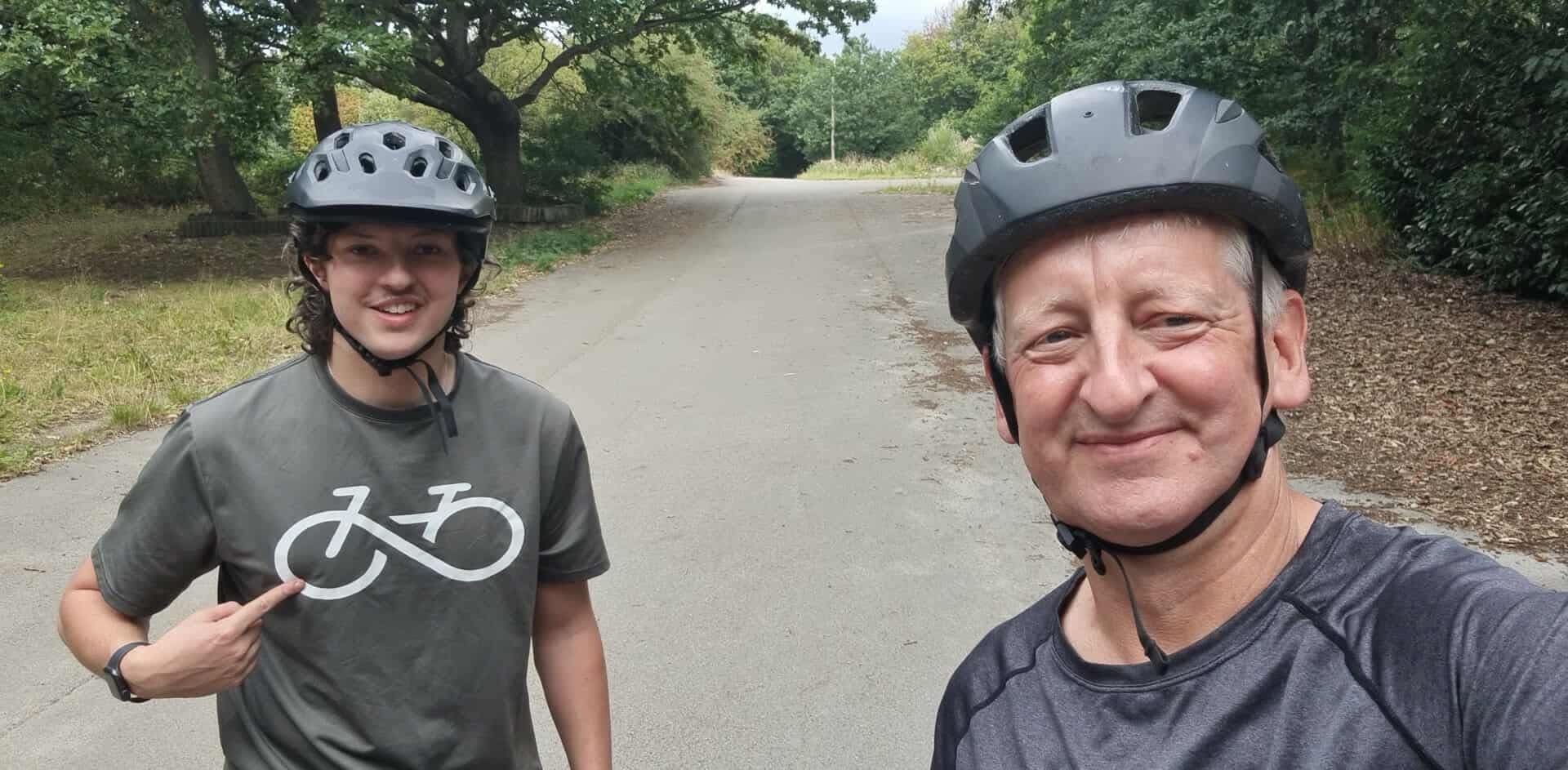 Me going biking